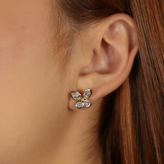 Eurema Butterfly Diamond Studs