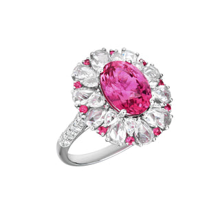 Andante Pink Sapphire Cocktail Ring - Jewelry - RUCHI New York
