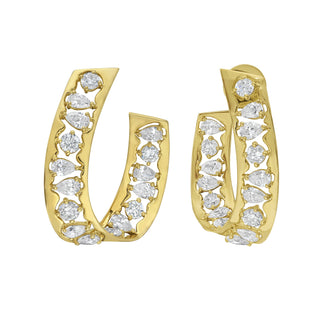Arco Diamond Earrings - Jewelry - RUCHI New York
