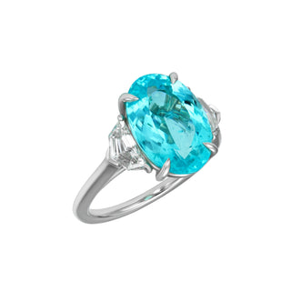 Astrud Paraiba and Diamond Cocktail Ring - High Jewelry - RUCHI New York