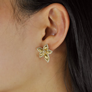 Daylily Studs - Jewelry - RUCHI New York