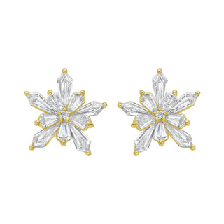 Elia Diamond Stud Earrings - Jewelry - RUCHI New York