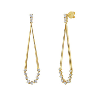 Grace Chandeiler Earrings - Jewelry - RUCHI New York
