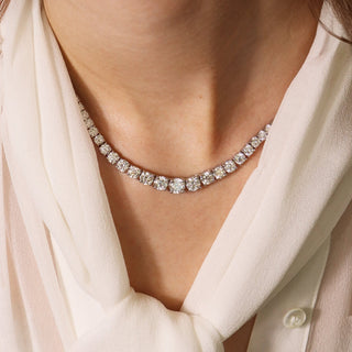 Hera Diamond Tennis Necklace - High Jewelry - RUCHI New York