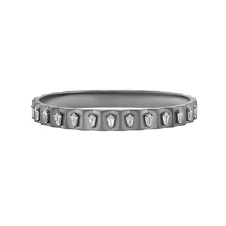 Katerina Diamond Bangle in Black Gold - Jewelry - RUCHI New York