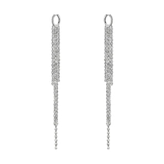 Lumière Rose Cut Diamond Duster Earrings - High Jewelry - RUCHI New York