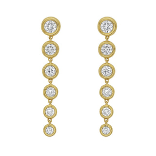 Marguerite Diamond Earrings - Jewelry - RUCHI New York