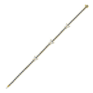 Papillon Blue Sapphire Butterfly Bracelet - Jewelry - RUCHI New York
