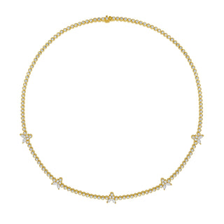 Papillon Diamond Butterfly Tennis Necklace - Jewelry - RUCHI New York
