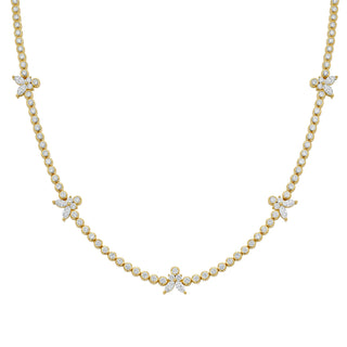 Papillon Diamond Butterfly Tennis Necklace - Jewelry - RUCHI New York