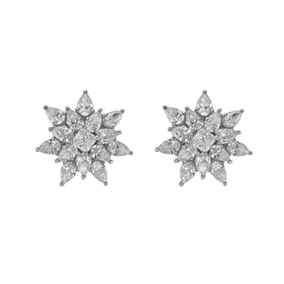 Rosee Diamond Stud Earrings - Jewelry - RUCHI New York