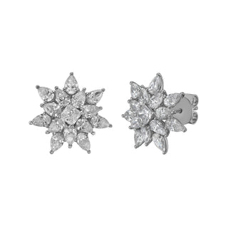 Rosee Diamond Stud Earrings - Jewelry - RUCHI New York