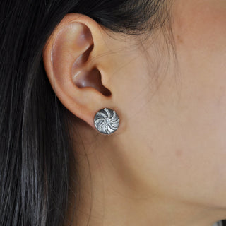 Sable Noir Artina Studs - Jewelry - RUCHI New York