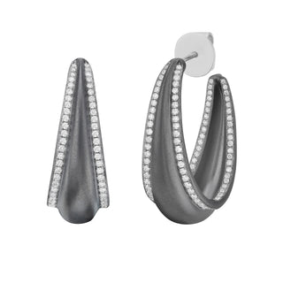 Sable Noir Katrin Earrings - Jewelry - RUCHI New York