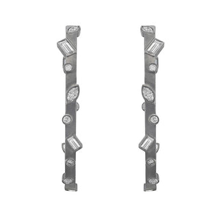 Sable Noir Lukerti Hoops - Jewelry - RUCHI New York