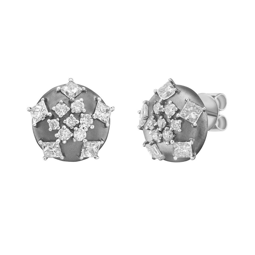 Solano Diamond Stud Earrings