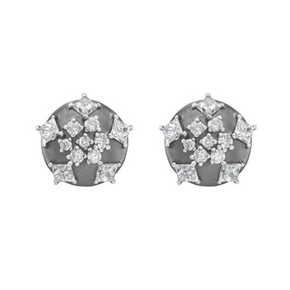 Sable Noir Solano Studs - Jewelry - RUCHI New York