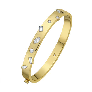 Solstice Mistral Diamond Bangle - Jewelry - RUCHI New York