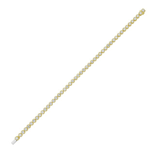 Thistle Diamond Yellow Gold Tennis Bracelet - Jewelry - RUCHI New York