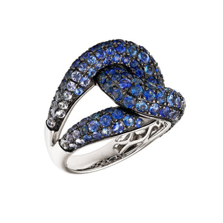 A Sea of Blue Wave Ring - Jewelry - RUCHI New York