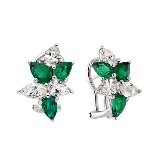 Artemisia Studs in Emerald - Jewelry - RUCHI New York