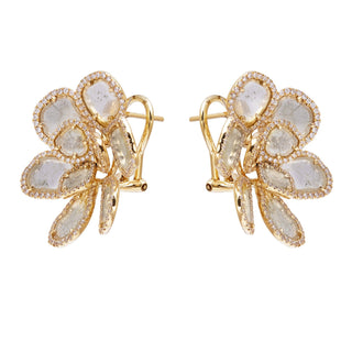 Desert Blooms Sonora Full Bloom Earrings in Yellow Gold - Jewelry - RUCHI New York