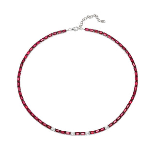 Dolce Necklace in Ruby - Jewelry - RUCHI New York