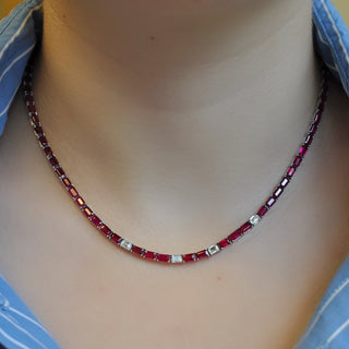 Dolce Necklace in Ruby - Jewelry - RUCHI New York