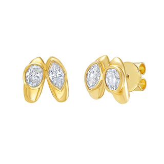 Gemelli Studs - Jewelry - RUCHI New York