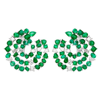 Jewels Of Desire Persea Crescent Earrings - High Jewelry - RUCHI New York