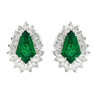 Love And Commitment Opera Studs - High Jewelry - RUCHI New York