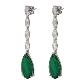 Love And Commitment Royal Emerald Earrings - High Jewelry - RUCHI New York