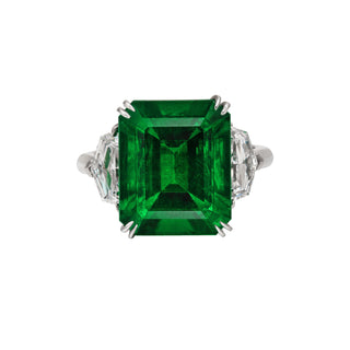 Love And Commitment Royal Emerald Ring - High Jewelry - RUCHI New York