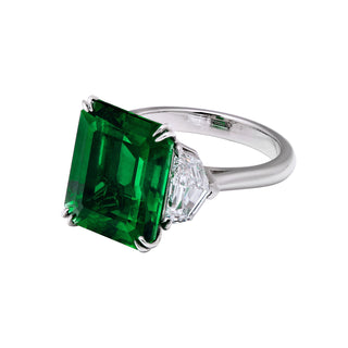 Love And Commitment Royal Emerald Ring - High Jewelry - RUCHI New York