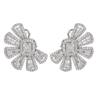 Melody Half Moon Studs - Jewelry - RUCHI New York