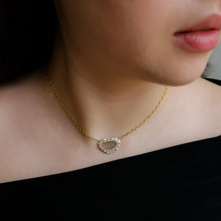 Organic Beauty Diamond Lake Pendant - Jewelry - RUCHI New York