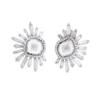Organic Beauty Sunburst Studs - Jewelry - RUCHI New York
