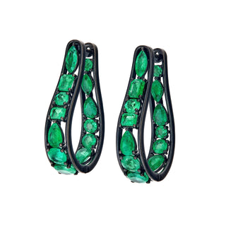 Poplar Hoop Earrings - Jewelry - RUCHI New York