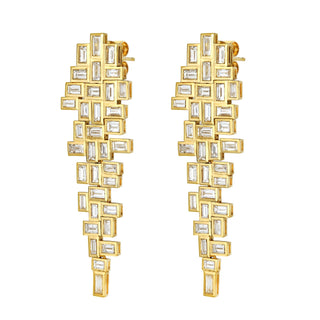 Solaire Waterfall Earrings - High Jewelry - RUCHI New York
