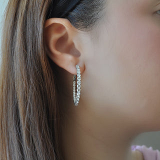 Starlight Midi Hoops - Jewelry - RUCHI New York