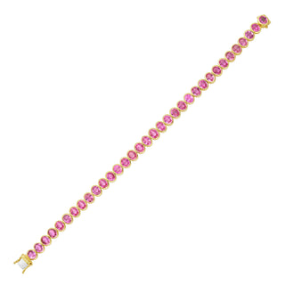 Florentine Pink Sapphire Bracelet