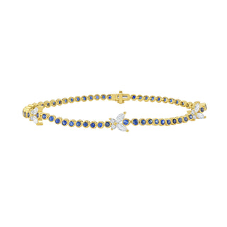 Papillon Blue Sapphire Butterfly Bracelet
