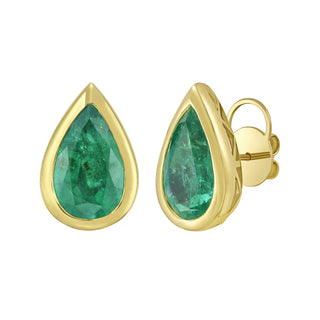 Zelina Emerald Stud Earrings