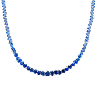 Mavi Blue Sapphire Ombré Necklace