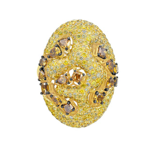Zafira Yellow Diamond Ring