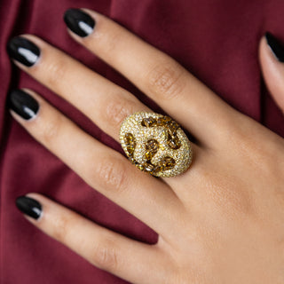 Zafira Yellow Diamond Ring