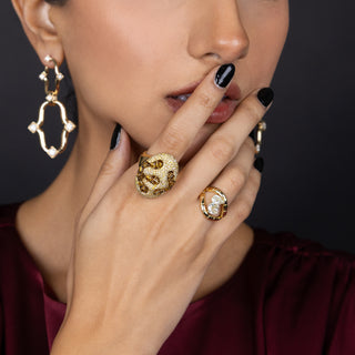 Zafira Yellow Diamond Ring