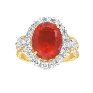 Isadora Fire Opal Ring