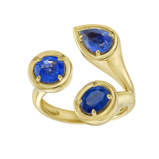 Vesper Blue Sapphire Ring
