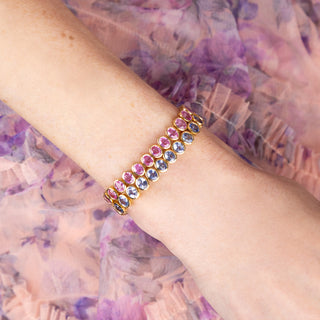 Florentine Pink Sapphire Bracelet